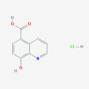 molecular formula C10H8ClNO3 B1661078 8-Hydroxyquinoline-5-carboxylic acid hydrochloride CAS No. 878779-63-6