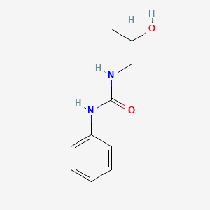 molecular formula C10H14N2O2 B1661081 1-(2-Hydroxypropyl)-3-phenylurea CAS No. 87919-24-2