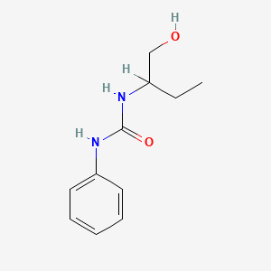 molecular formula C11H16N2O2 B1661084 1-(1-Hydroxybutan-2-yl)-3-phenylurea CAS No. 87919-29-7