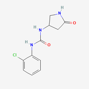 1-(2-Chlorophenyl)-3-(5-oxopyrrolidin-3-yl)urea