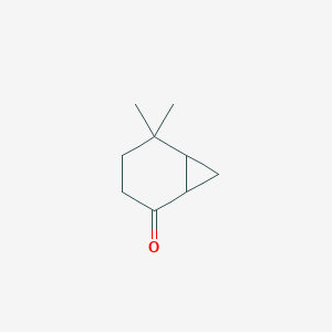 molecular formula C9H14O B1661111 5,5-二甲基双环[4.1.0]庚烷-2-酮 CAS No. 88105-44-6