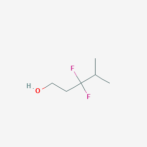 molecular formula C6H12F2O B1661116 3,3-Difluoro-4-methylpentan-1-ol CAS No. 88128-47-6