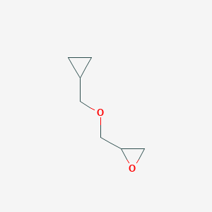 molecular formula C7H12O2 B1661117 2-[(Cyclopropylmethoxy)methyl]oxirane CAS No. 88135-04-0