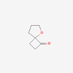 molecular formula C7H10O2 B1661118 5-Oxaspiro[3.4]octan-1-one CAS No. 881389-73-7