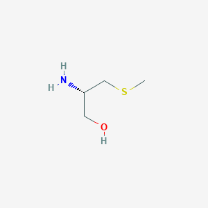 molecular formula C4H11NOS B1661119 1-Propanol, 2-amino-3-(methylthio)-, (S)- CAS No. 88165-68-8