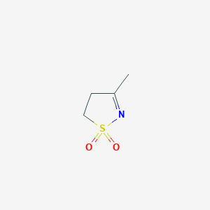 molecular formula C4H7NO2S B1661120 3-Metil-4,5-dihidro-isotiazol 1,1-dióxido CAS No. 881652-46-6