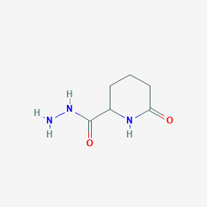 molecular formula C6H11N3O2 B1661122 6-Oxopiperidine-2-carbohydrazide CAS No. 88193-28-6