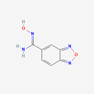 molecular formula C7H6N4O2 B1661126 N'-hydroxy-2,1,3-benzoxadiazole-5-carboximidamide CAS No. 882288-29-1