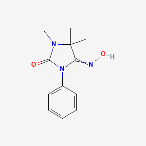 2,4-Imidazolidinedione, 1,5,5-trimethyl-3-phenyl-, 4-oxime, (Z)-