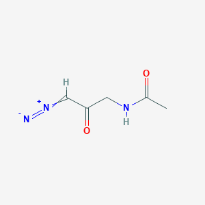 molecular formula C5H7N3O2 B1661143 Acetamide, N-(3-diazo-2-oxopropyl)- CAS No. 88313-64-8