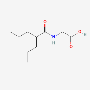 molecular formula C10H19NO3 B1661149 2-(2-propylpentanoylamino)acetic Acid CAS No. 88321-07-7