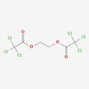 molecular formula C6H4Cl6O4 B166115 乙二醇双(三氯乙酸酯) CAS No. 2514-53-6