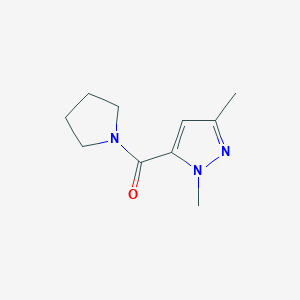 (1,3-Dimethyl-1H-pyrazol-5-yl)(pyrrolidin-1-yl)methanone