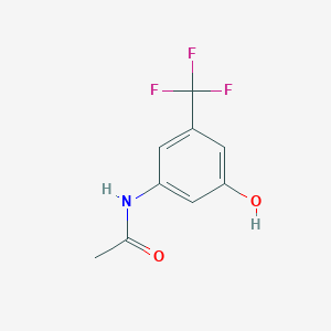 N-[3-Hydroxy-5-(trifluoromethyl)phenyl]acetamide