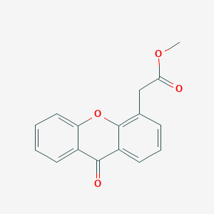 molecular formula C16H12O4 B1661166 9H-Xanthene-4-acetic acid, 9-oxo-, methyl ester CAS No. 88521-87-3