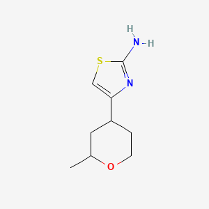 2-Thiazolamine, 4-(tetrahydro-2-methyl-2H-pyran-4-yl)-