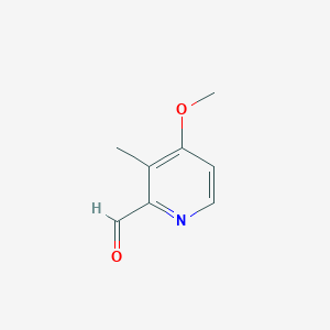 molecular formula C8H9NO2 B1661186 4-Methoxy-3-methyl-pyridine-2-carbaldehyde CAS No. 886372-23-2