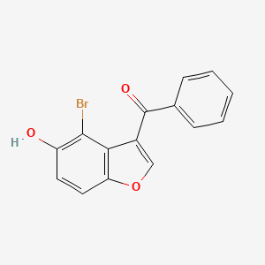 Methanone, (4-bromo-5-hydroxy-3-benzofuranyl)phenyl-