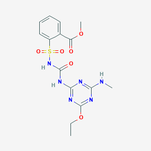 molecular formula C15H18N6O6S B166122 乙磺隆-甲酯 CAS No. 97780-06-8