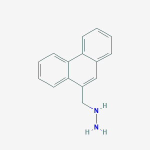 [(Phenanthren-9-YL)methyl]hydrazine