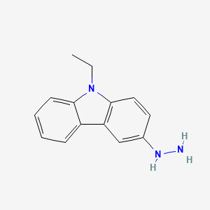 molecular formula C14H15N3 B1661229 9-Ethyl-3-hydrazinyl-9H-carbazole CAS No. 887593-73-9