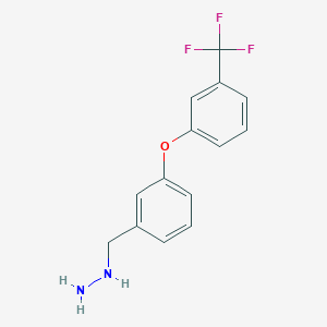 ({3-[3-(Trifluoromethyl)phenoxy]phenyl}methyl)hydrazine