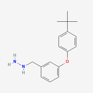 {[3-(4-tert-Butylphenoxy)phenyl]methyl}hydrazine