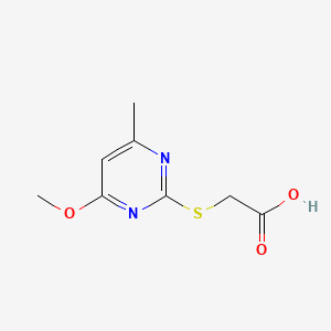((4-Methoxy-6-methyl-2-pyrimidinyl)thio)acetic acid