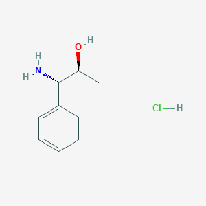 molecular formula C9H14ClNO B1661235 (1S,2S)-1-Amino-1-phenylpropan-2-ol hydrochloride CAS No. 88784-93-4