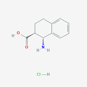 (1R,2R)-1-amino-1,2,3,4-tetrahydronaphthalene-2-carboxylic acid hydrochloride