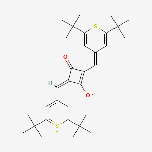 Cyclobutenediylium, 1,3-bis[[2,6-bis(1,1-dimethylethyl)-4H-thiopyran-4-ylidene]methyl]-2,4-dihydroxy-, bis(inner salt)