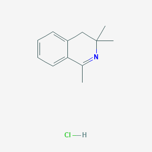 Isoquinoline, 3,4-dihydro-1,3,3-trimethyl-, hydrochloride