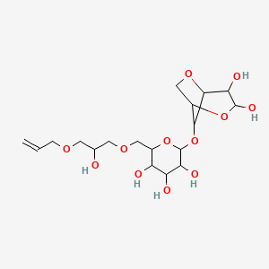 molecular formula C18H30O12 B1661251 Agarose, 2-hydroxy-3-(2-propenyloxy)propyl ether CAS No. 88984-08-1