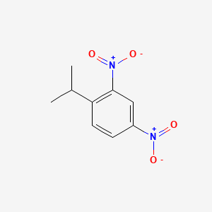 molecular formula C9H10N2O4 B1661255 苯，1-(1-甲基乙基)-2,4-二硝基- CAS No. 89-07-6