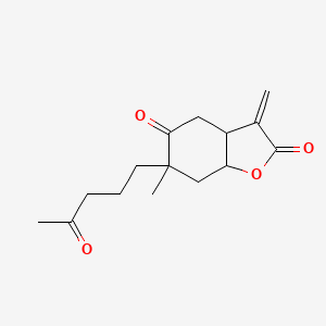molecular formula C15H20O4 B1661265 伞形花内酯 CAS No. 89026-40-4