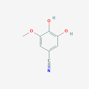 molecular formula C8H7NO3 B1661266 3,4-Dihydroxy-5-methoxybenzonitrile CAS No. 89029-13-0