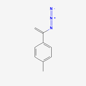 molecular formula C9H9N3 B1661273 1-(1-Azidoethenyl)-4-methylbenzene CAS No. 89108-49-6