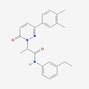 2-[3-(3,4-dimethylphenyl)-6-oxopyridazin-1(6H)-yl]-N-(3-ethylphenyl)propanamide