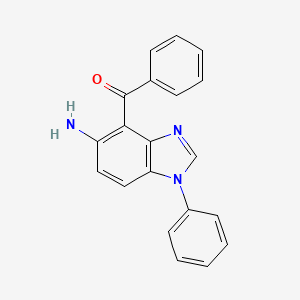 Methanone, (5-amino-1-phenyl-1H-benzimidazol-4-yl)phenyl-