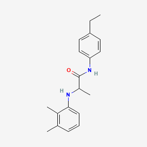 N~2~-(2,3-Dimethylphenyl)-N-(4-ethylphenyl)alaninamide