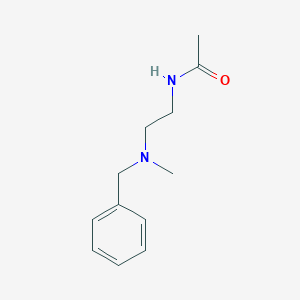 molecular formula C12H18N2O B1661296 N-{2-[Benzyl(methyl)amino]ethyl}acetamide CAS No. 89367-39-5