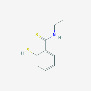 molecular formula C9H11NS2 B1661299 Benzenecarbothioamide, N-ethyl-2-mercapto- CAS No. 89390-09-0