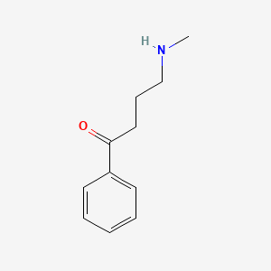 molecular formula C11H15NO B1661301 4-(Methylamino)-1-phenylbutan-1-one CAS No. 89434-18-4