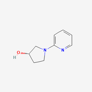 molecular formula C9H12N2O B1661312 (S)-1-(pyridin-2-yl)pyrrolidin-3-ol CAS No. 895588-71-3