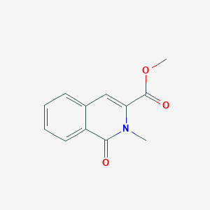 molecular formula C12H11NO3 B1661327 Methyl 2-methyl-1-oxo-1,2-dihydroisoquinoline-3-carboxylate CAS No. 89806-31-5