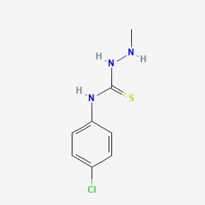 Hydrazinecarbothioamide, N-(4-chlorophenyl)-2-methyl-