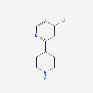 4-Chloro-2-piperidin-4-ylpyridine