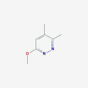 molecular formula C7H10N2O B1661350 6-Methoxy-3,4-dimethylpyridazine CAS No. 89943-10-2