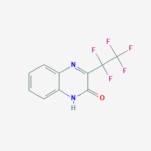 2(1H)-Quinoxalinone, 3-(pentafluoroethyl)-