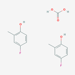 molecular formula C15H16F2O5 B1661357 Phenol, 4-fluoro-2-methyl-, carbonate (2:1) CAS No. 900175-51-1